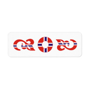 Monogram O Norwegian Label