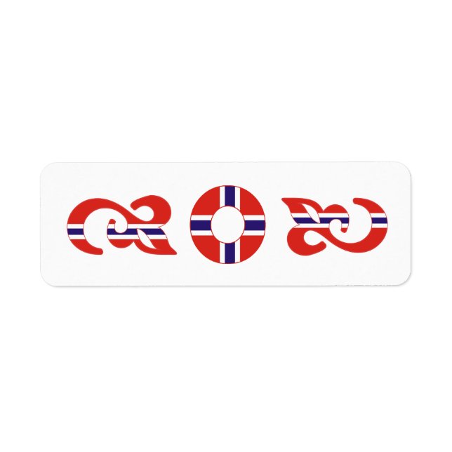 Monogram O Norwegian Label (Front)