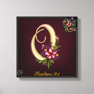 Monogram O Premium Wrapped Canvas (Gloss)