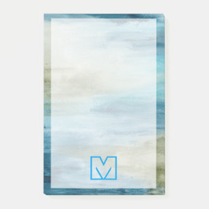 Monogram Ocean Flow II Post-it Notes