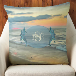 Monogram Ocean Sunset 0735 Cushion