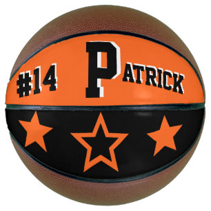 Monogram Orange and Black Basketball