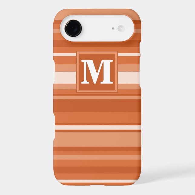 Monogram orange stripes (Back)