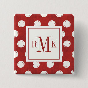 Monogram   Otomi Farm Step 15 Cm Square Badge