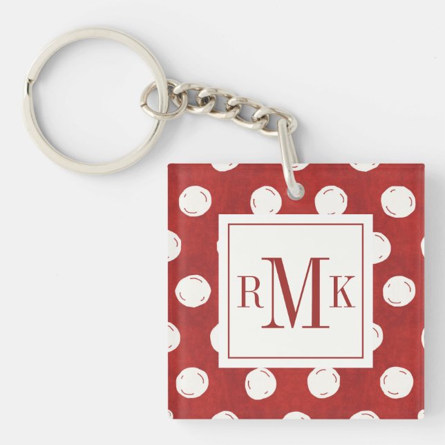 Monogram | Otomi Farm Step Key Ring (Front)