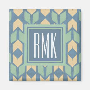 Monogram   Outdoor Geo Step   Geometric Arrow Patt Magnet