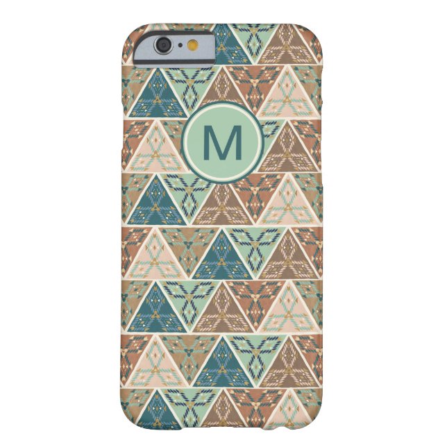 Monogram | Outdoor Geo Step | Geometric Pattern Case-Mate iPhone Case (Back)