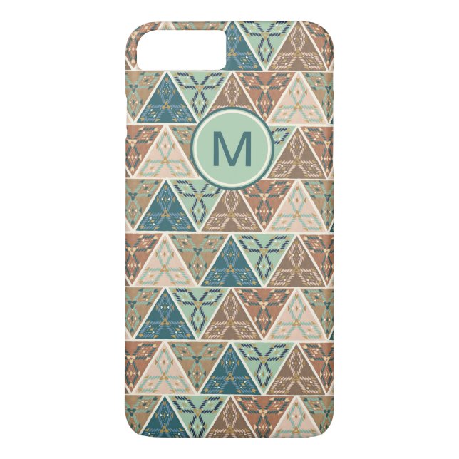 Monogram | Outdoor Geo Step | Geometric Pattern Case-Mate iPhone Case (Back)