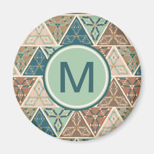 Monogram Outdoor Geo Step Geometric Pattern Magnet