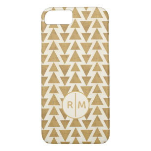 Monogram Outdoor Geo Step Gold Geometric Patte iPhone 8/7 Case