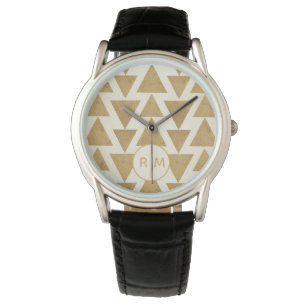 Monogram   Outdoor Geo Step   Gold Geometric Patte Watch