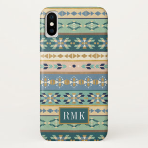 Monogram   Outdoor Geo Step   Indian Pattern iPhone X Case