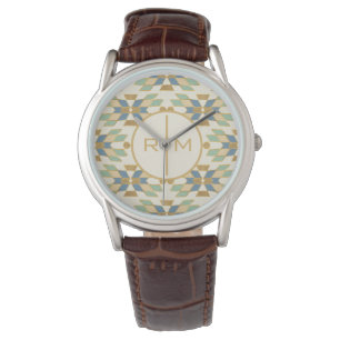 Monogram   Outdoor Geo Step   Tribal Pattern Watch