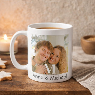 Monogram Overlay Luxe Coffee Mug