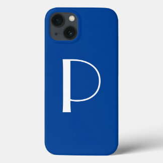Monogram Own Name Initial Vintage Parisian iPhone 13 Case