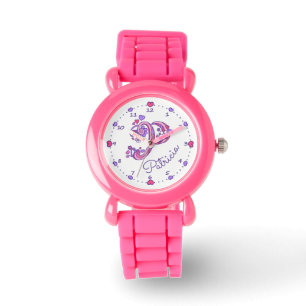 Monogram P personalised girls name patricia watch