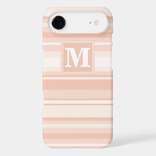 Monogram peach stripes (Back)