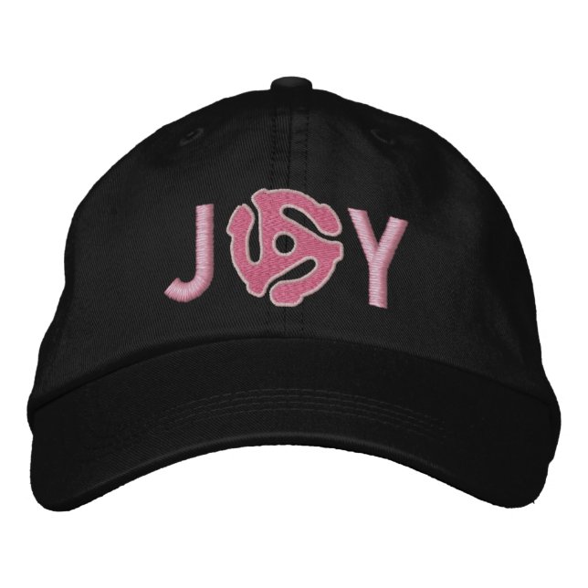 Monogram Personalise 45 spacer DJ embroidered cap (Front)