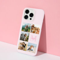Monogram Personalised 5 Photo Collage