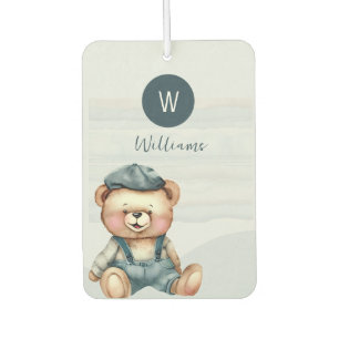 Monogram Personalised Car Air Freshener