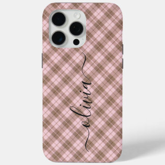 Monogram Personalised iPhone 15 Pro Max Case
