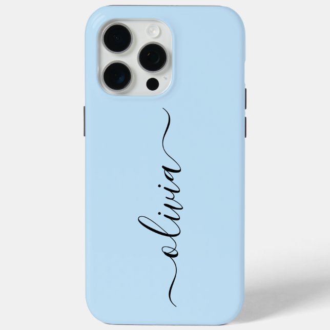 Monogram Personalised Case-Mate iPhone Case (Back)