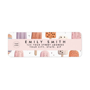 Monogram Personalised Cute Popsicle Pattern