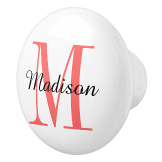 Monogram Personalised Drawer Knob