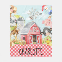 Monogram Personalised Farm Barnyard Animals