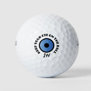 Monogram Personalised Funny Golf Golf Balls