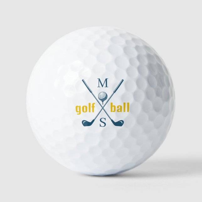 monogram . personalised logo golf balls (Front)