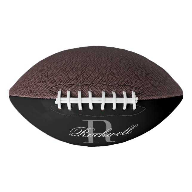 Monogram  Personalised Name American Football (Front)