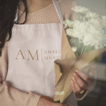 Monogram Personalised Pink Apron<br><div class="desc">Cook in style with this Monogram Personalised Apron. Featuring a sleek design and a customisable monogram, this apron adds a touch of sophistication to any kitchen. Made from durable and high-quality materials, it provides both comfort and protection, making it perfect for both amateur and professional chefs. Whether you're preparing a...</div>