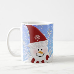 Monogram Personalised: Snowman Mug