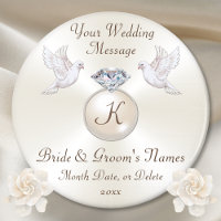 Monogram Personalised, Wedding Favours CHEAP Bulk,