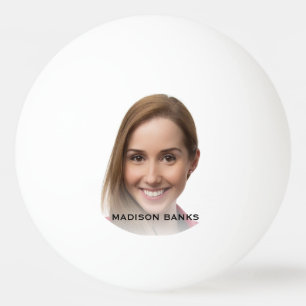 Monogram Photo Fun Fab Cool Ping Pong Ball