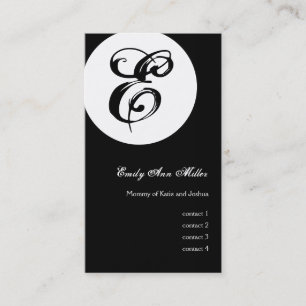 Monogram Photo Mummy Card