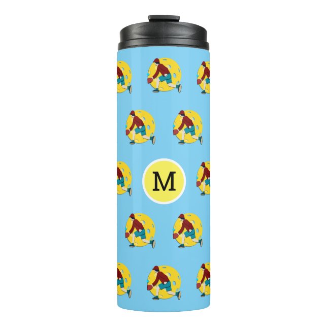 Monogram Pickleball Thermal Tumbler (Front)