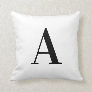 Monogram Pillow Letter "A"