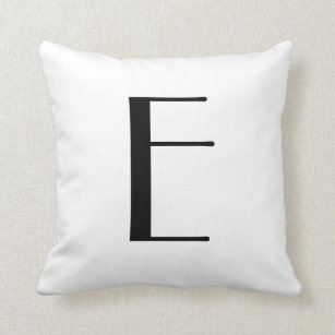 Monogram Pillows Letter E