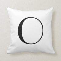 Monogram Pillows O