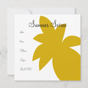 Monogram Pineapple Invitation