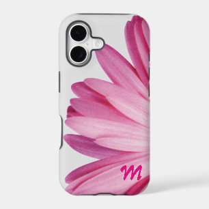 Monogram Pink Daisy Petals - Super Cute