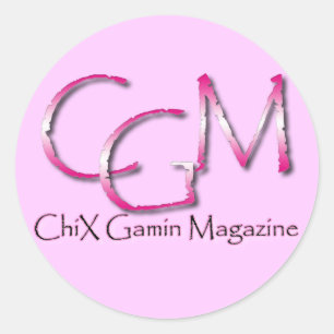Monogram Pink Sticker