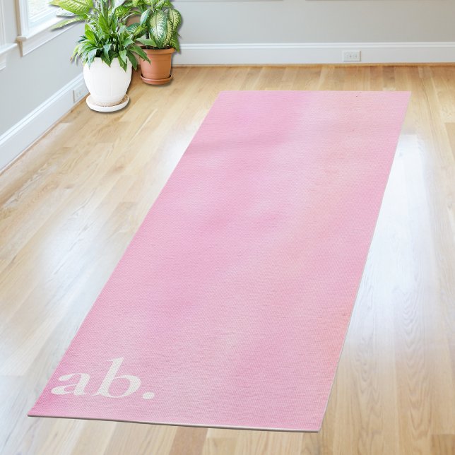 Monogram Pink  Yoga Mat (Creator Uploaded)