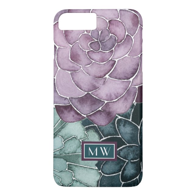 Monogram | Plant Happiness | Grow Harvest Love Case-Mate iPhone Case (Back)