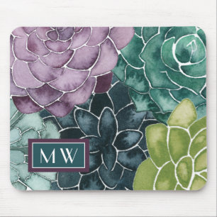 Monogram   Plant Happiness   Grow Harvest Love Mouse Mat