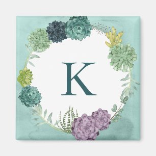 Monogram   Plant Happiness   Happines is Buying Pl Magnet