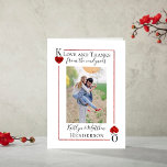 Monogram Playing Card Wedding Collection Thank You<br><div class="desc">Give thanks in style with these stylish and very trendy wedding thank you cards. This design is easy to personalise with your special event wording and your guests will be thrilled when they receive these fabulous cards.</div>