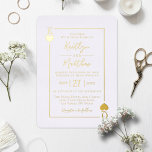 Monogram Playing Card Wedding Real Gold Foil<br><div class="desc">Celebrate in style with these stylish and very trendy wedding invitations. This design is easy to personalise with your special event wording and your guests will be thrilled when they receive these fabulous invites. The cover photo has been designed using resources from Freepik.com</div>